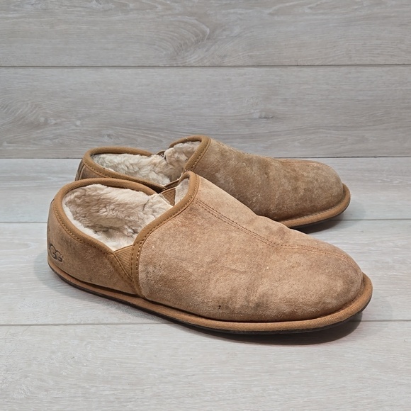 Ugg Australia Men 5650 Scuff RomeoLeather Sheepskin Slippers Slip on shoes sz 12 main image 9